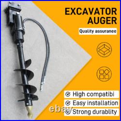 NEW 4,000 lbs 1 Ton Mini Hydraulic Excavator KUBOTA Diesel + 8IN AUGER FREE SHIP