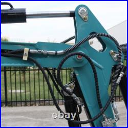 NEW 4,000 lbs 1 Ton Mini Hydraulic Excavator KUBOTA Diesel + 8IN AUGER FREE SHIP