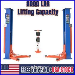 NEW 8000LB 2 Post Car Lift Automotive Hoist Equipment Heavy Duty Garage Workshop