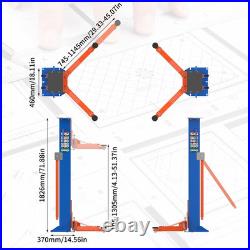 NEW 8000LB 2 Post Car Lift Automotive Hoist Equipment Heavy Duty Garage Workshop