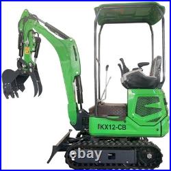 NEW AGT KX12-CB 13.5HP Mini Excavator B&S Engine Pilot Control Hydraulic Thumb