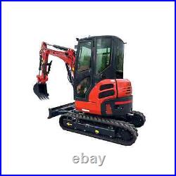 NEW ARRIVAL AGT 3.5 Ton Mini Excavator Digger Tracked Crawler B&S EPA Gas Engine