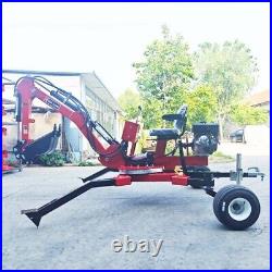 NEW ATV Mini Excavator 15HP Backhoe Digger 0.016 Cbm Bucket Swinging Angle