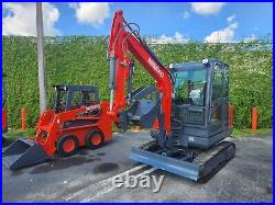 NEW EXCAVATOR 3.5 Ton KUBOTA Certified EPA Engine Free shipping in Florida