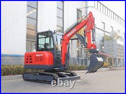 NEW EXCAVATOR 3.5 Ton KUBOTA Certified EPA Engine Free shipping in Florida