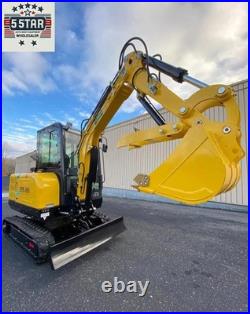 NEW-Excavator, EPA CERTFD Kubota V1505D Engine 3.5 TON + Hydraulic Thumb