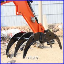 NEW Grapple Chinese AGT Mini Excavator Parts/Accessory for 0.8-1.5 Ton excavator