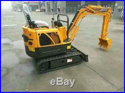 NEW MINI YH10 Excavator Bulldoz with Breaking Hammer Scarifier Auger Log Grapple