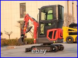 NEW Mini Excavator 1.8 Ton TYPHON 18 FLEX with EPA Kubota D722 Diesel Engine