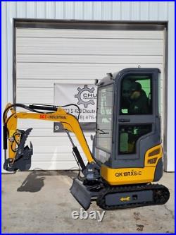 NEW Mini Excavator 1 ton AGT QK18RXSC 13HP Digger with Air Conditioning