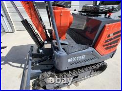 NEW Mini Excavator AGT 1-Ton MX15R 13.5HP Digger