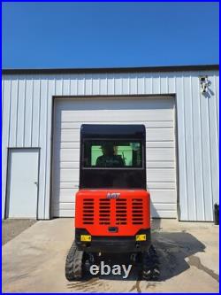 NEW Mini Excavator AGT QNT50R 2-Ton with Cab & Swing Boom 28HP Gas Engine Digger NEW Mini Excavator AGT QNT50R 2-Ton with Cab & Swing Boom 28HP Gas Engine Digger