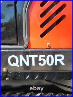 NEW Mini Excavator AGT QNT50R 2-Ton with Cab & Swing Boom 28HP Gas Engine Digger NEW Mini Excavator AGT QNT50R 2-Ton with Cab & Swing Boom 28HP Gas Engine Digger