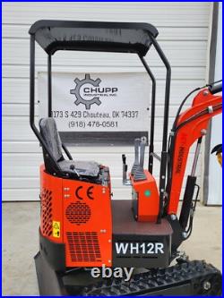 NEW Mini Excavator AGT WH12R 1 ton 13HP RATO Engine with Fixed Thumb