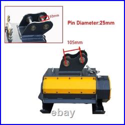 NEW Mini excavator Flail Mower Hydraulic Mowing Excavator Attachment Free ship