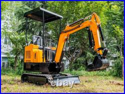 NJ Pick up 3300lbs Mini Excavator Rubber Track Digger with 13.5HP B&S EPA Engine NJ Pick up 3300lbs Mini Excavator Rubber Track Digger with 13.5HP B&S EPA Engine