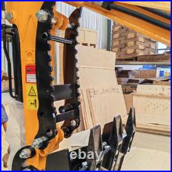 NJ Pick up 3300lbs Mini Excavator Rubber Track Digger with 13.5HP B&S EPA Engine NJ Pick up 3300lbs Mini Excavator Rubber Track Digger with 13.5HP B&S EPA Engine