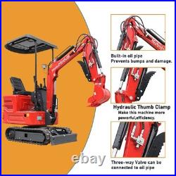 New 1.4Ton Mini Excavator KUBOTA Diesel Engine with Attachments Tracked Diggers