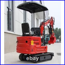 New 1.4Ton Mini Excavator KUBOTA Diesel Engine with Attachments Tracked Diggers