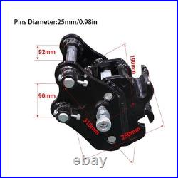 New 1.4Ton Mini Hydraulic Excavator Kubota Engine with Attachments EPA USA Stock