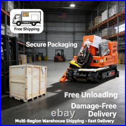 New 1 Ton Mini Excavator Gas B&S EPA Engine 13.5HP USA Free Wooden Crate Package