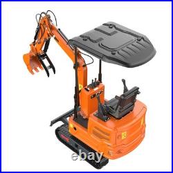 New 1 Ton Mini Excavator Gas B&S EPA Engine 13.5HP USA Free Wooden Crate Package