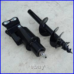 New 2025 Model 200mm Auger Drill 30mm Pin for 1.8T Mini Excavator, Free Shipping
