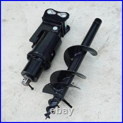 New 2025 Model 200mm Auger Drill 30mm Pin for 1.8T Mini Excavator, Free Shipping