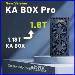 New Goldshell KA Box Pro Kaspa Miner 1.6TH/s 600W Home Mining with PSU