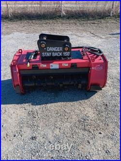 New MINI Excavator Drum Mulcher 37 50mm Pins For 75-90 Size Mini Excavators