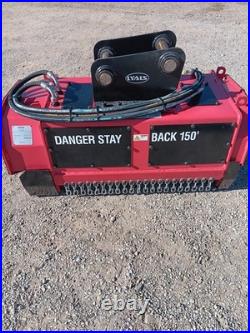 New MINI Excavator Drum Mulcher 37 50mm Pins For 75-90 Size Mini Excavators