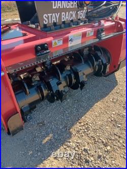 New MINI Excavator Drum Mulcher 37 50mm Pins For 75-90 Size Mini Excavators