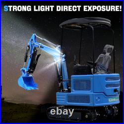 New Mini Excavato Kubota Diesel 1.8 Ton r Hydraulic Crawler 11.5HP Free Shipping