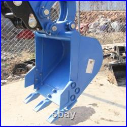 New Mini Excavato Kubota Diesel 1.8 Ton r Hydraulic Crawler 11.5HP Free Shipping