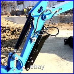 New Mini Excavato Kubota Diesel 1.8 Ton r Hydraulic Crawler 11.5HP Free Shipping