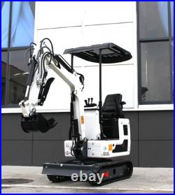 New Mini Excavator 1.4Ton 13.5HP EPA Gas Engine Compact Digger Free Ship USA