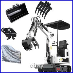 New Mini Excavator 1.4 Ton Tracked Digger 13.5HP B&S EPA Gas Engine Free Ship New Mini Excavator 1.4 Ton Tracked Digger 13.5HP B&S EPA Gas Engine Free Ship