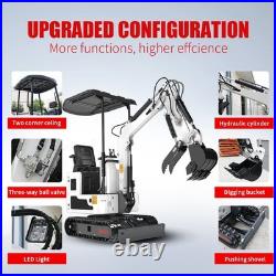 New Mini Excavator 1.4 Ton Tracked Digger 13.5HP B&S EPA Gas Engine Free Ship New Mini Excavator 1.4 Ton Tracked Digger 13.5HP B&S EPA Gas Engine Free Ship