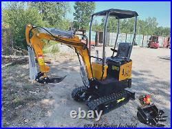 New Mini Excavator, 1 ton EPA Certified USA Gas Briggs & Stratton Engine