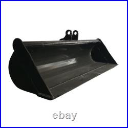 New Mini Excavator Bucket Crawler Digger Machine Attachment 47.2'' Without Teeth