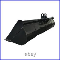 New Mini Excavator Bucket Crawler Digger Machine Attachment 47.2'' Without Teeth