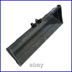 New Mini Excavator Bucket Crawler Digger Machine Attachment 47.2'' Without Teeth