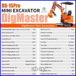 New Mini Excavator withPilot Control System Stand-On Mini Skid Steer Loader US