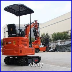 New Mini Excavator withPilot Control System Stand-On Mini Skid Steer Loader US