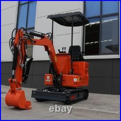 New Mini Excavator withPilot Control System Stand-On Mini Skid Steer Loader US