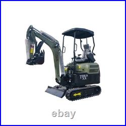 New TYPHON TERROR XX 4000lb Mini Excavator SideSwing Kuobta D902 12 Attachments