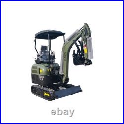 New TYPHON TERROR XX 4000lb Mini Excavator SideSwing Kuobta D902 12 Attachments
