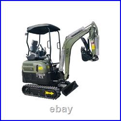 New TYPHON TERROR XX 4000lb Mini Excavator SideSwing Kuobta D902 12 Attachments