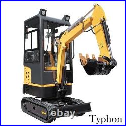New Typhon Thunder XII 1.2 Ton Mini Excavator Digger Bagger Tracked Crawler