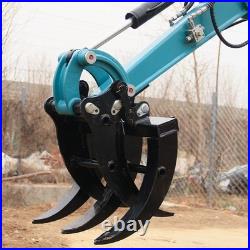 New free shipping 1.5-2 ton mini excavator log grapple excavator attachment US